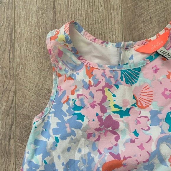 Joules Watercolor Mermaid and Seashell Dres Sz 4 - Picture 5 of 12